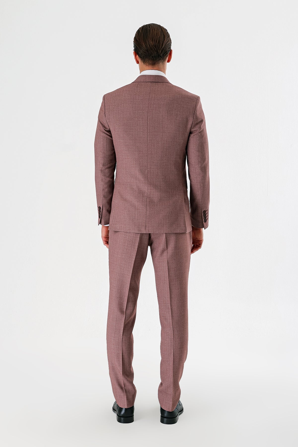 Slim-Fit Vest Suit - Cashmere