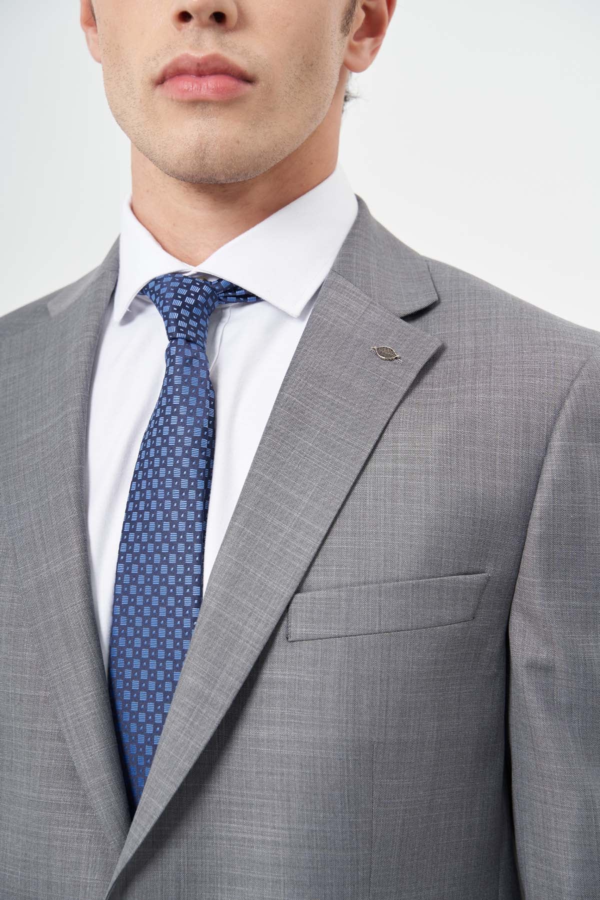 Slim-Fit Suit - Grey
