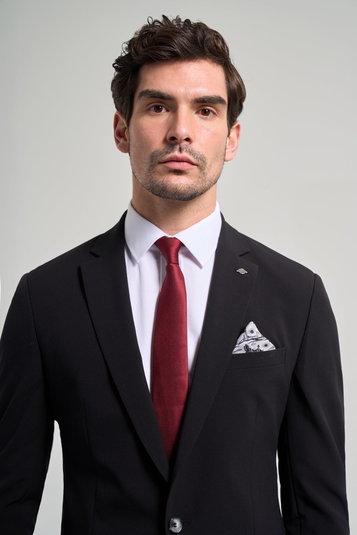 Slim-Fit Suit - Black