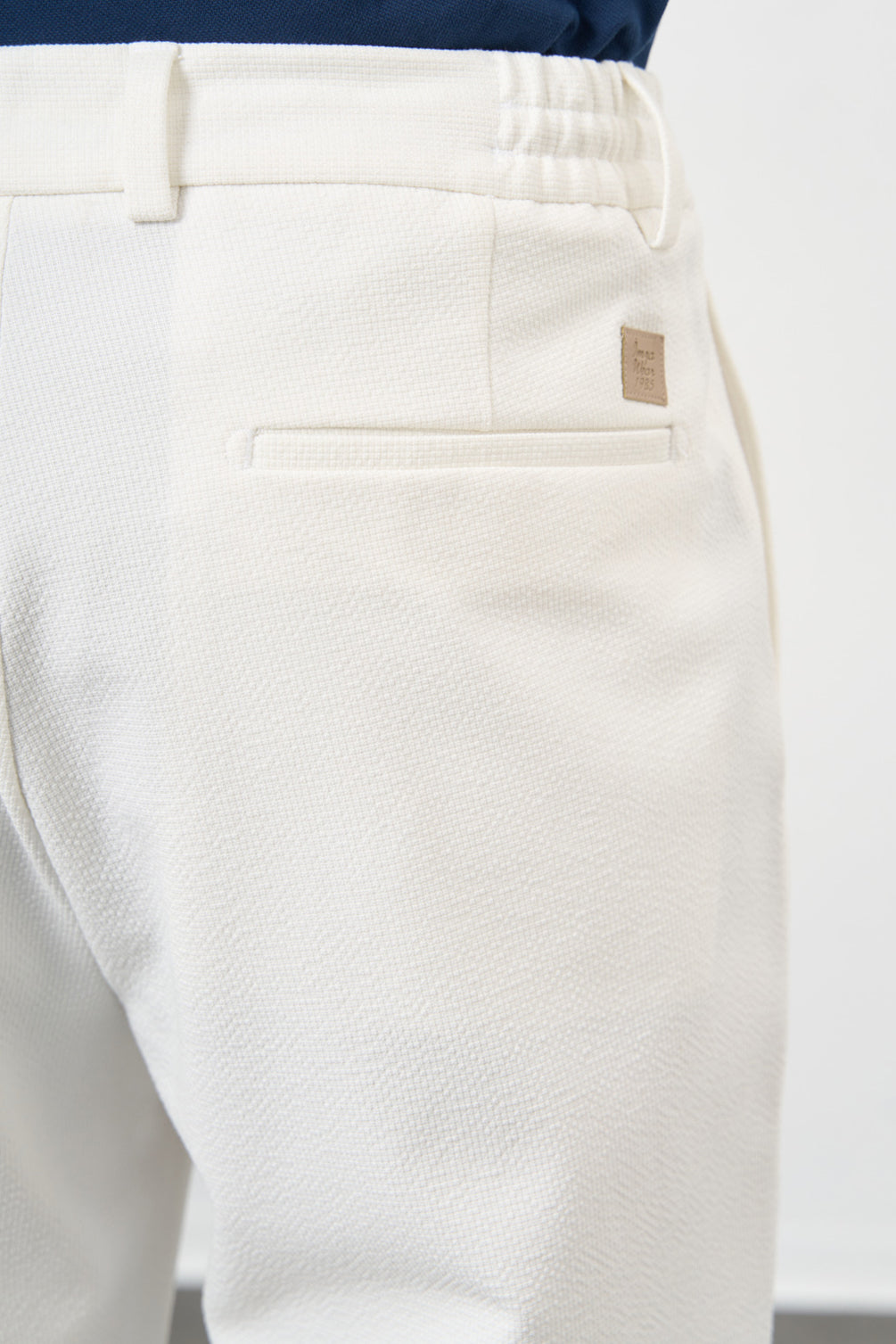 Slim-Fit Chino Pants - Light Cream