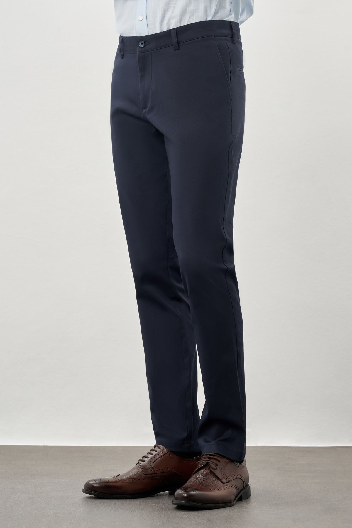 Slim-Fit Chino Pants - Navy