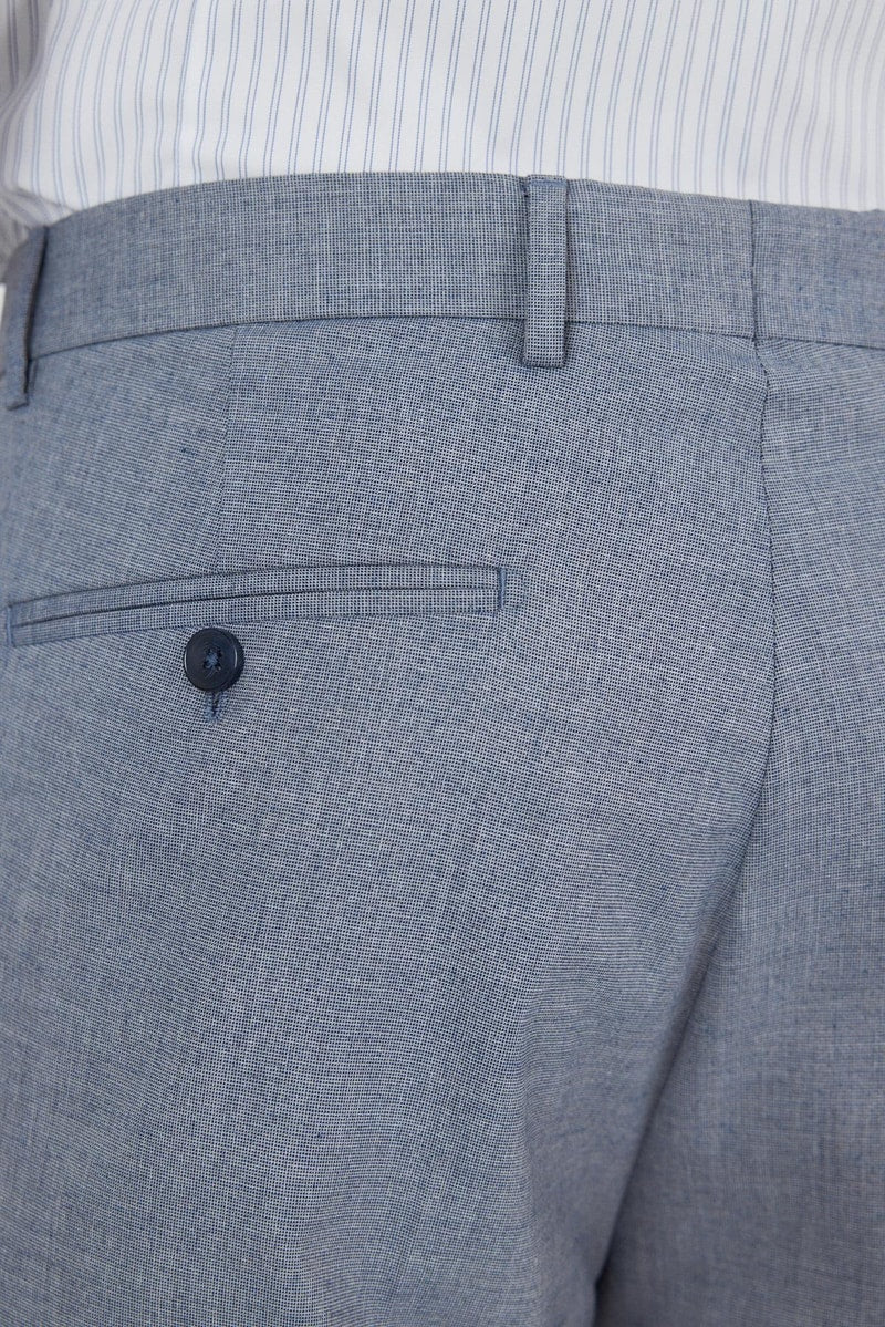Comfort-Fit Classic Pants - Grey