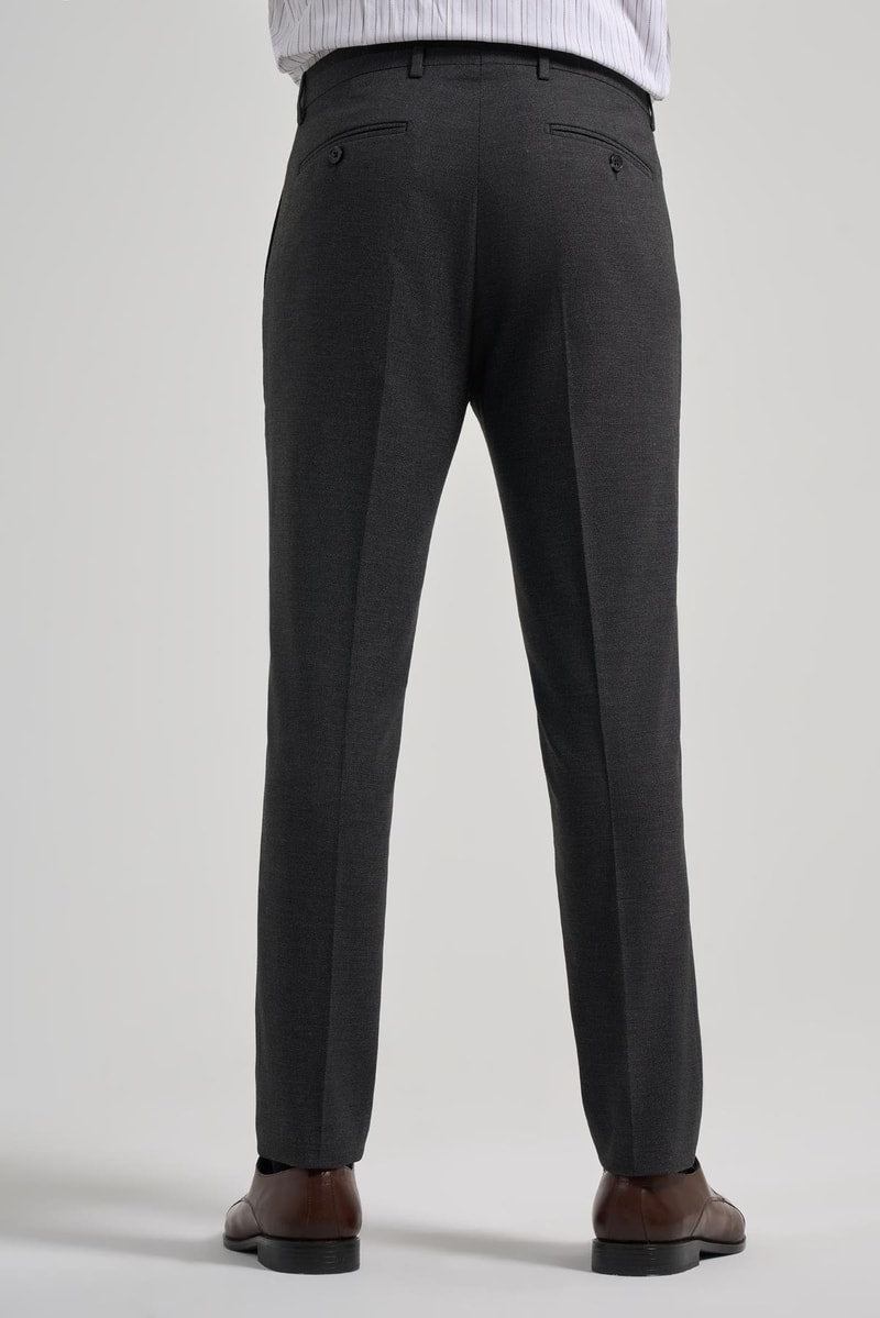 Slim-Fit Classic Pants - Black