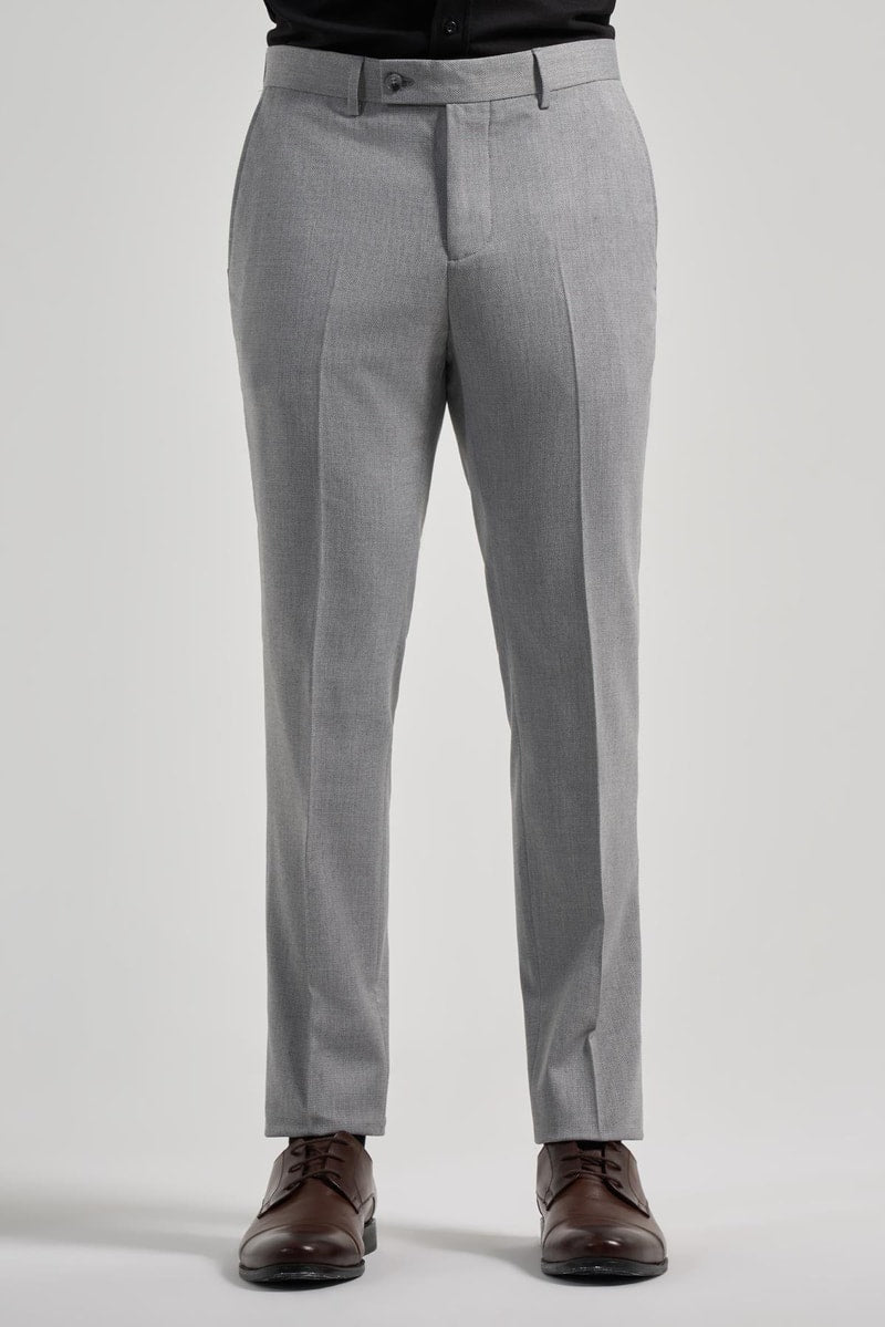 Slim-Fit Classic Pants - Grey