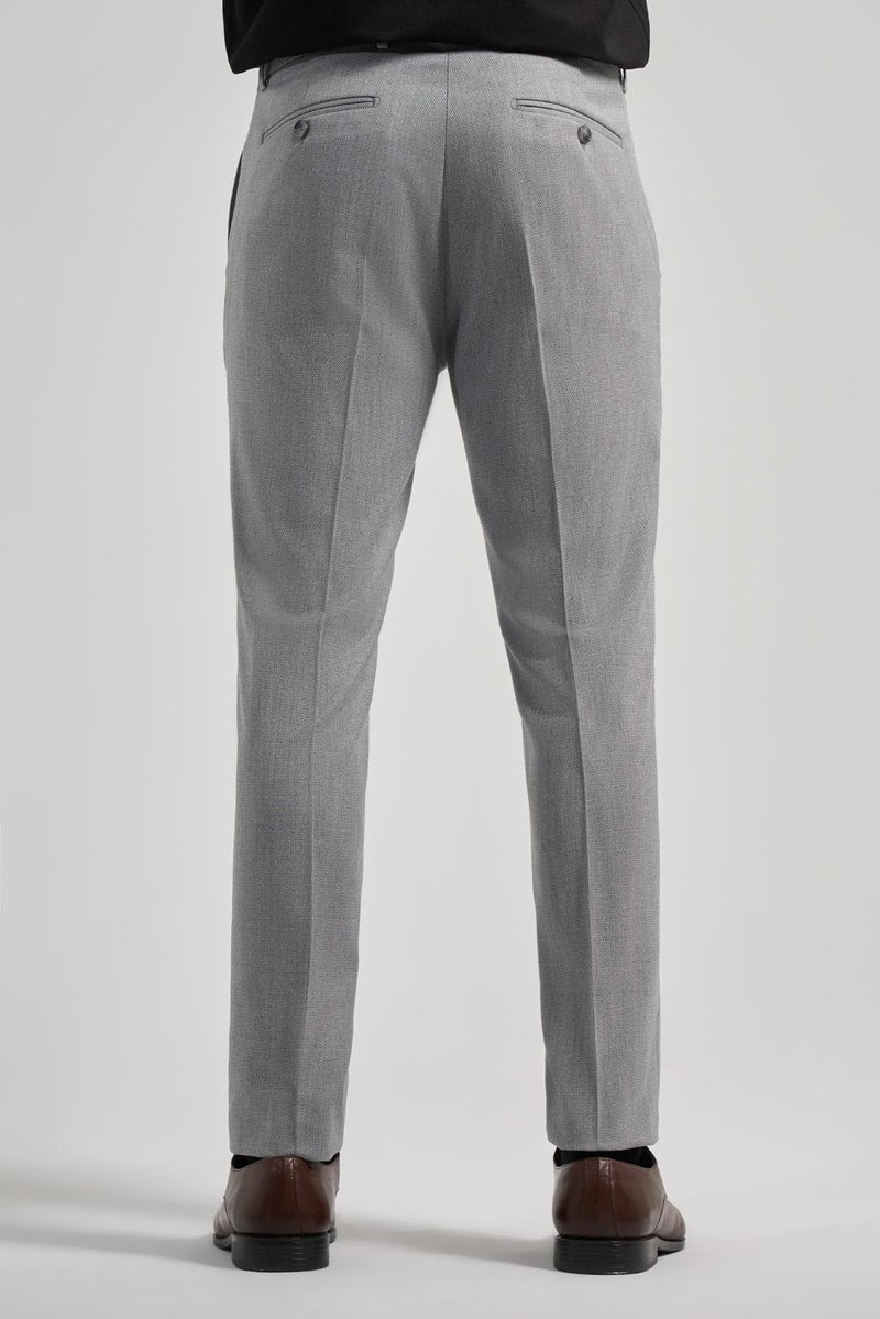 Slim-Fit Classic Pants - Grey