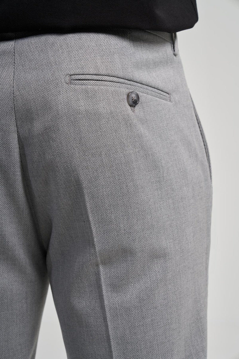 Slim-Fit Classic Pants - Grey
