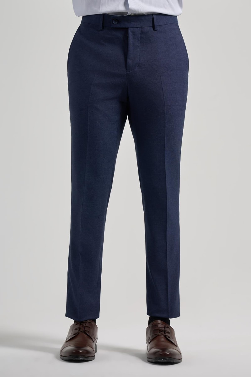 Slim-Fit Classic Pants - Navy