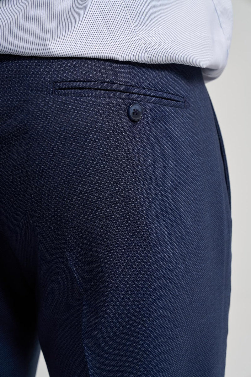 Slim-Fit Classic Pants - Navy