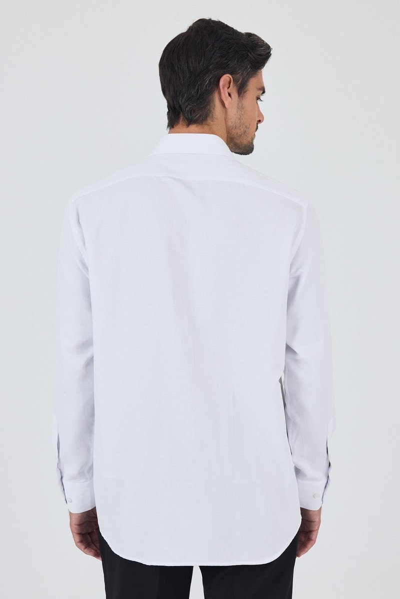 Comfort-Fit Classic Shirt - White