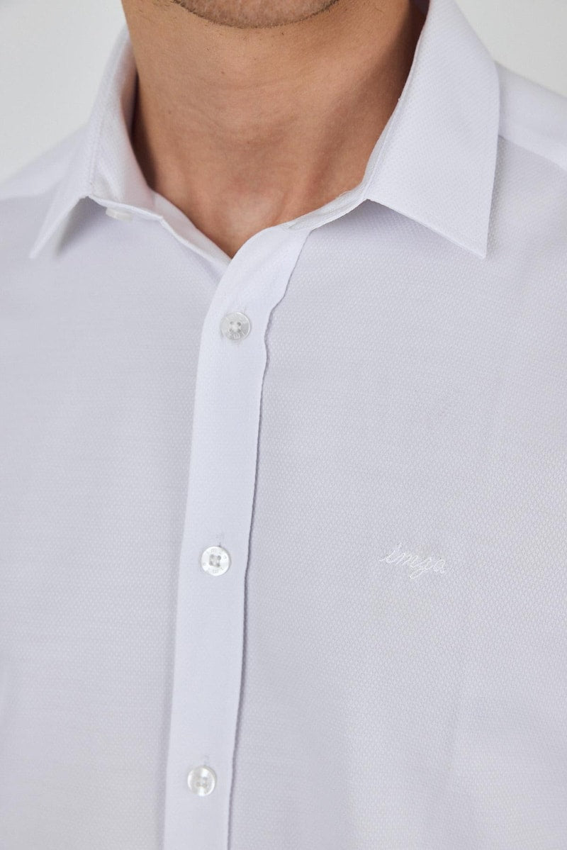 Slim-Fit Classic Shirt - White