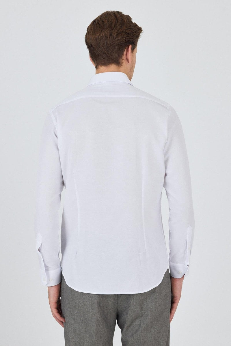 Slim-Fit Classic Shirt - White