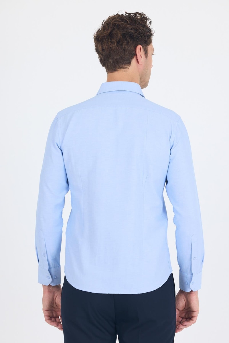 Slim-Fit Classic Shirt - Black