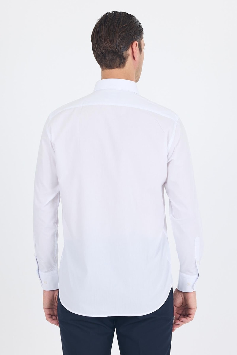 Comfort-Fit Classic Shirt - White
