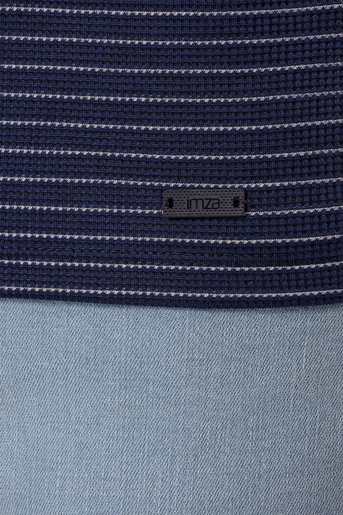 Slim-Fit Striped Polo Shirt - Navy