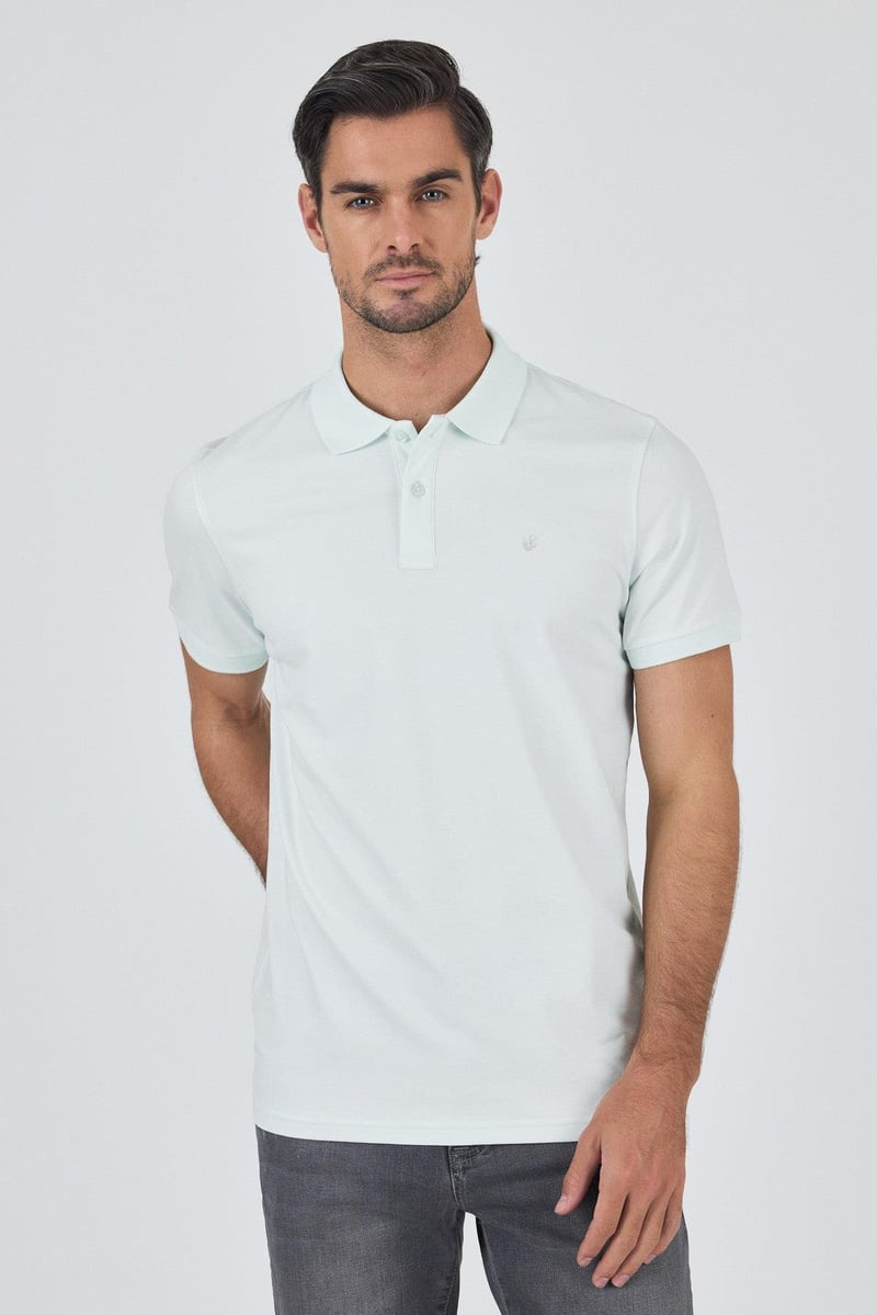 Slim-Fit Polo Shirt - Mint