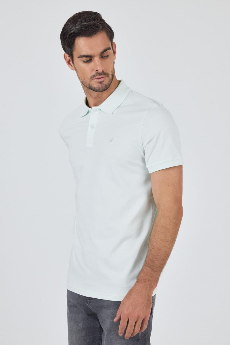 Slim-Fit Polo Shirt - Mint