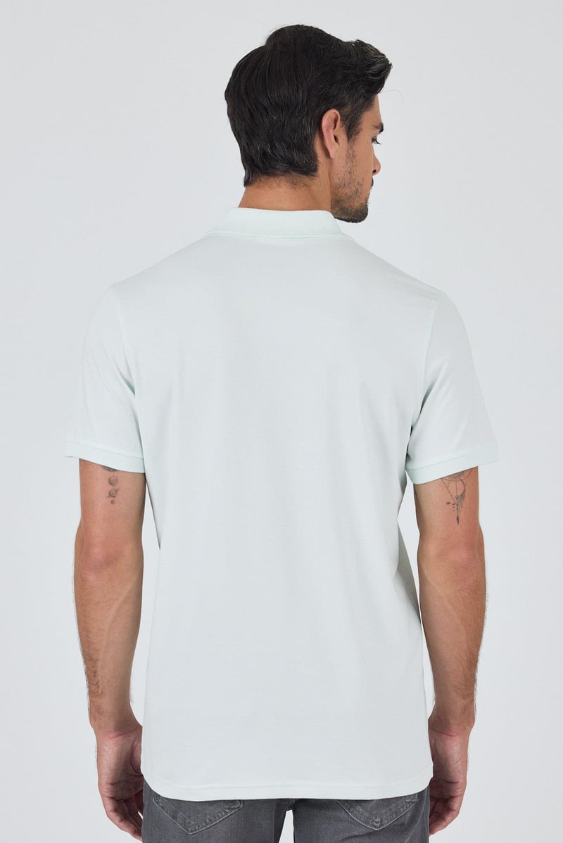 Slim-Fit Polo Shirt - Mint