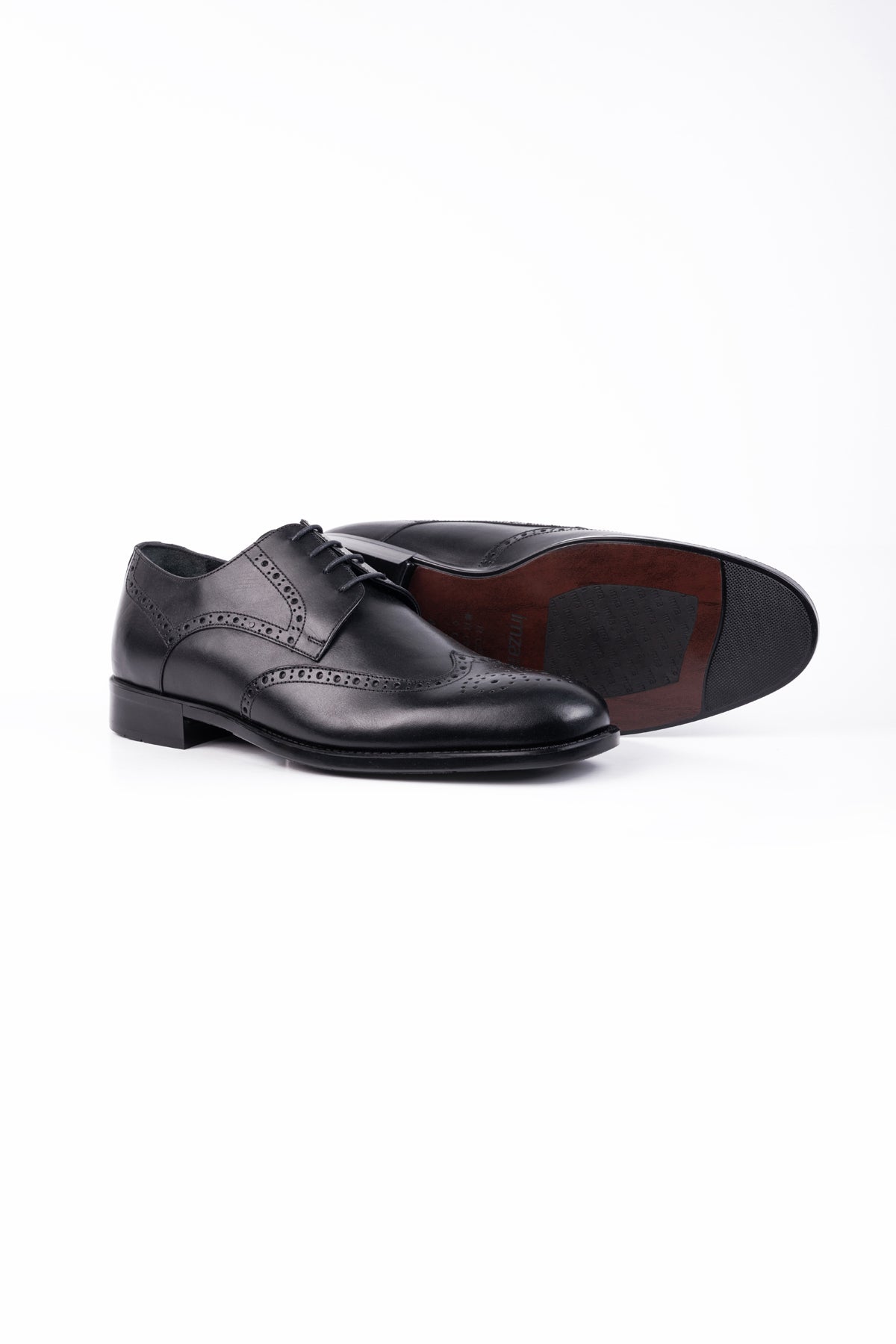 Black Wing Tip Classic Shoes