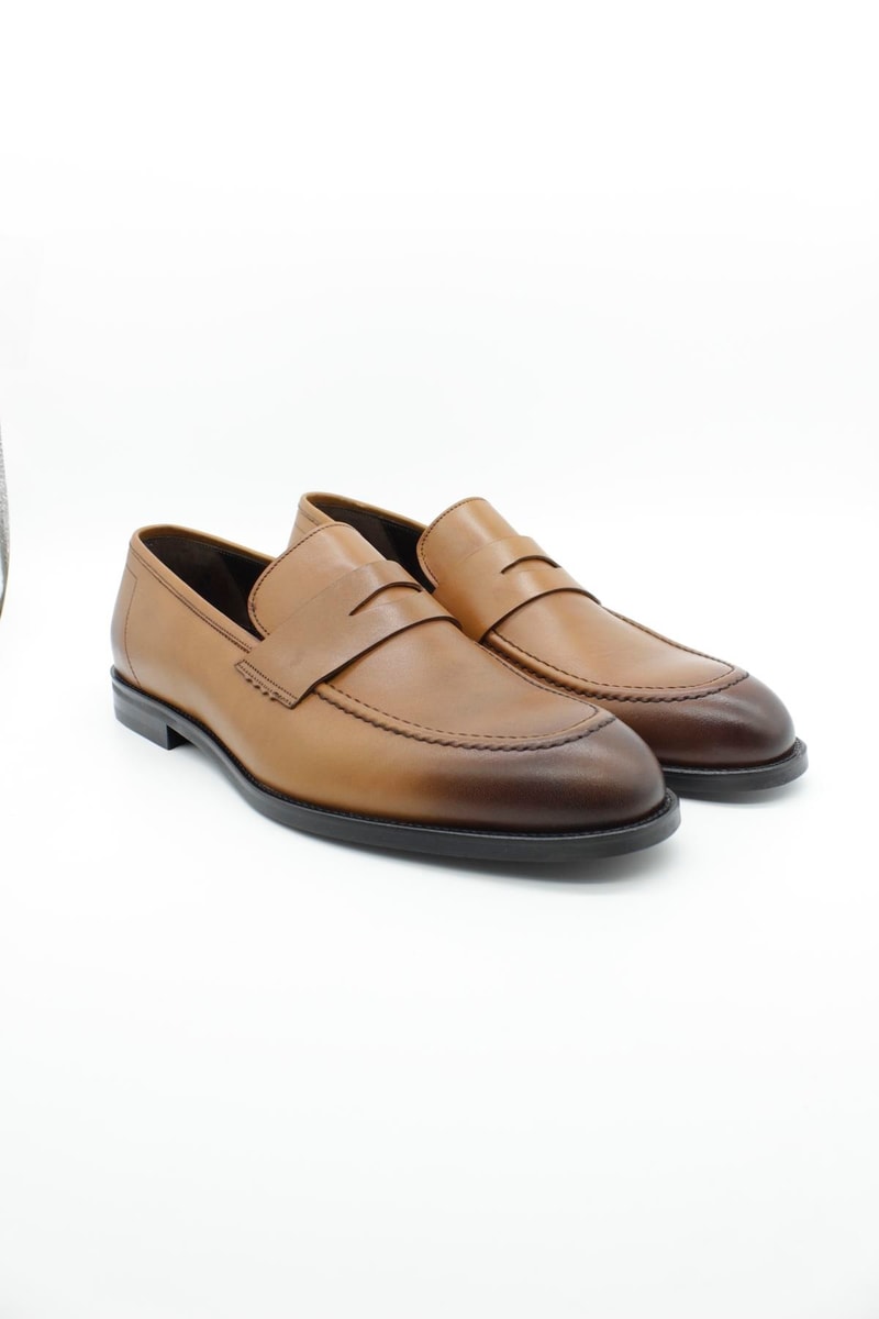 Loafer Shoes - Camel