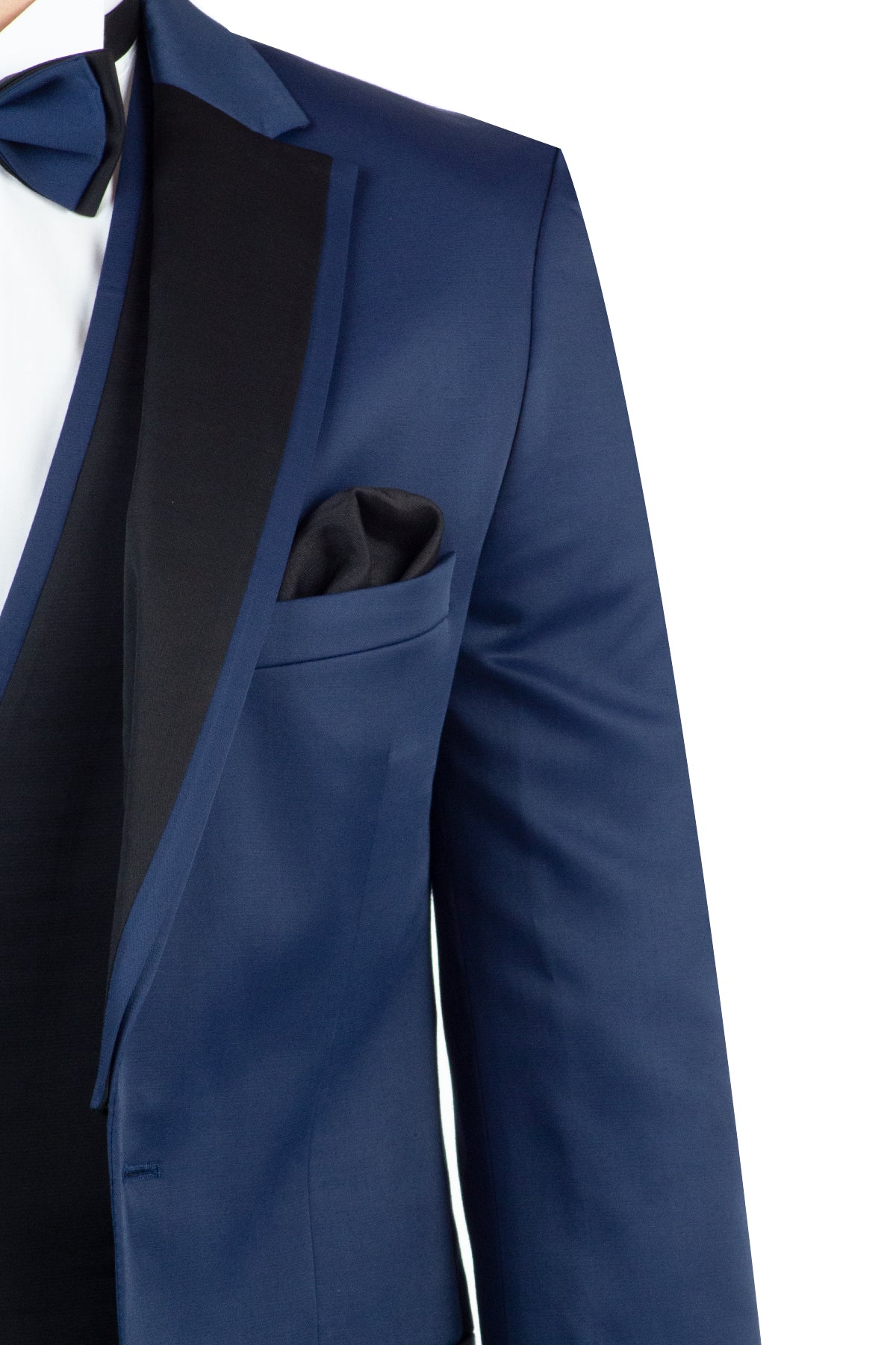 Slim-Fit Tuxedo Suit - Navy