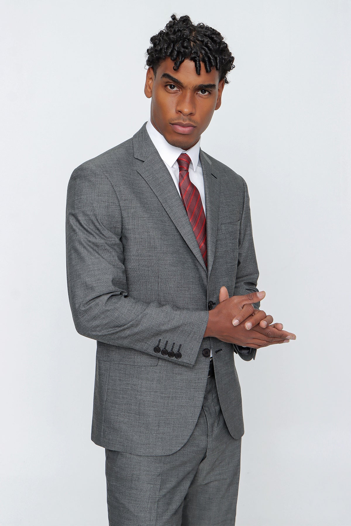 Comfort-fit Classic Suit - Grey