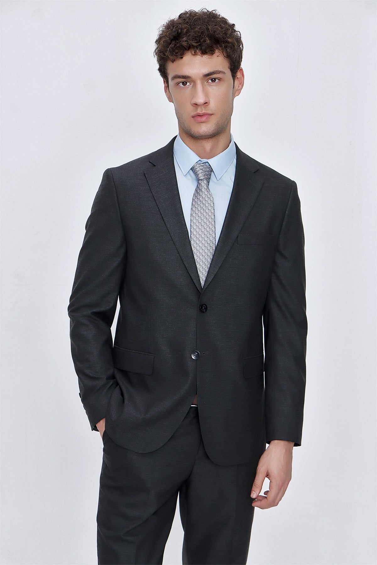 Comfort-fit Classic Suit - Grey