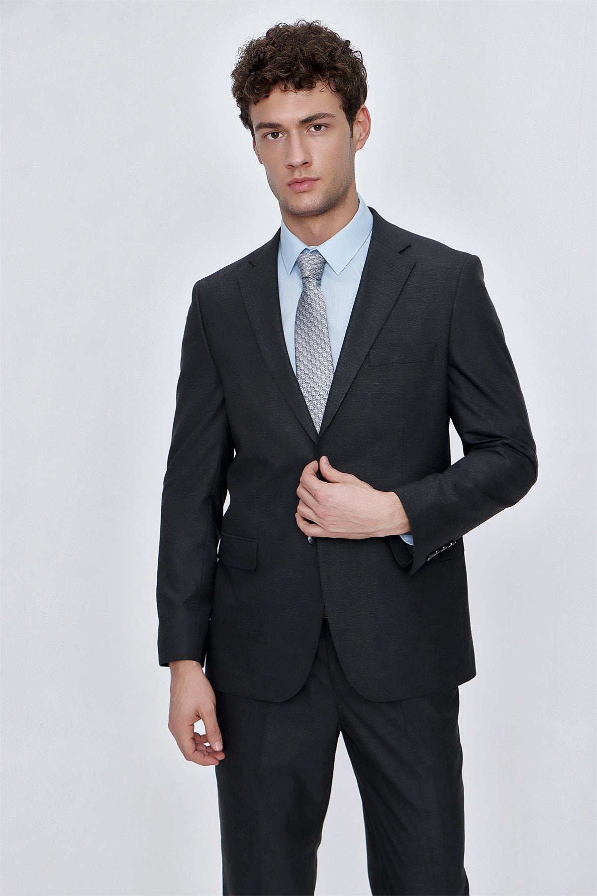 Comfort-fit Classic Suit - Grey