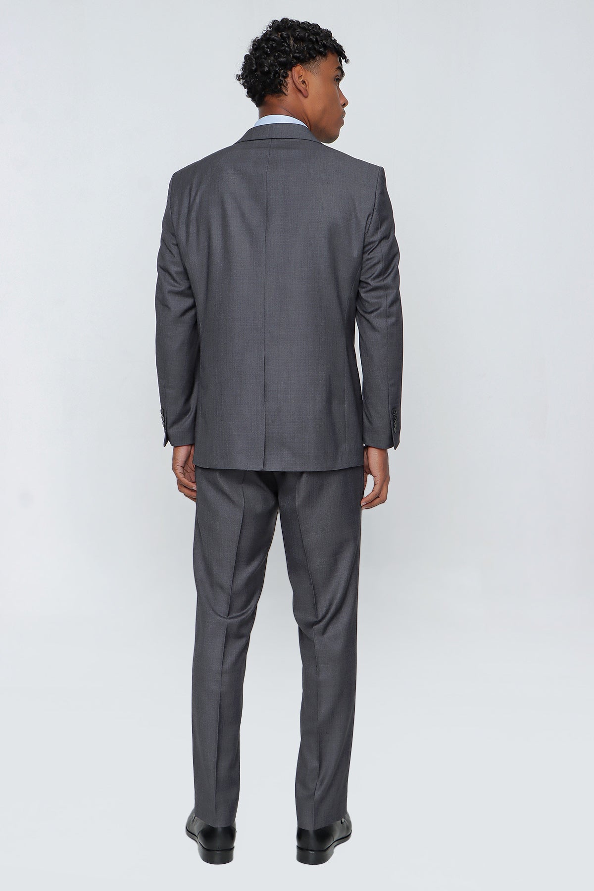 Comfort-Fit Classic Suit - Grey