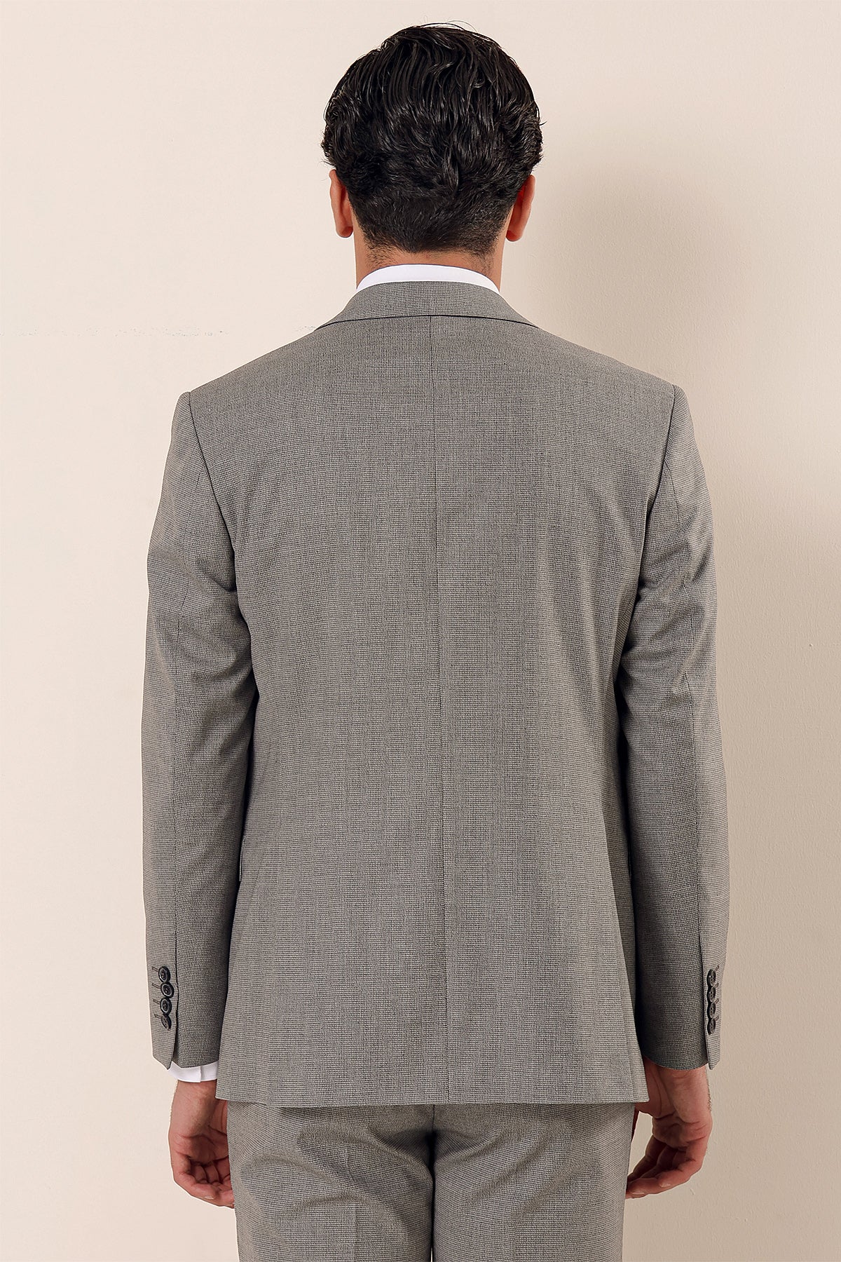 Comfort-Fit Classic Suit - Grey