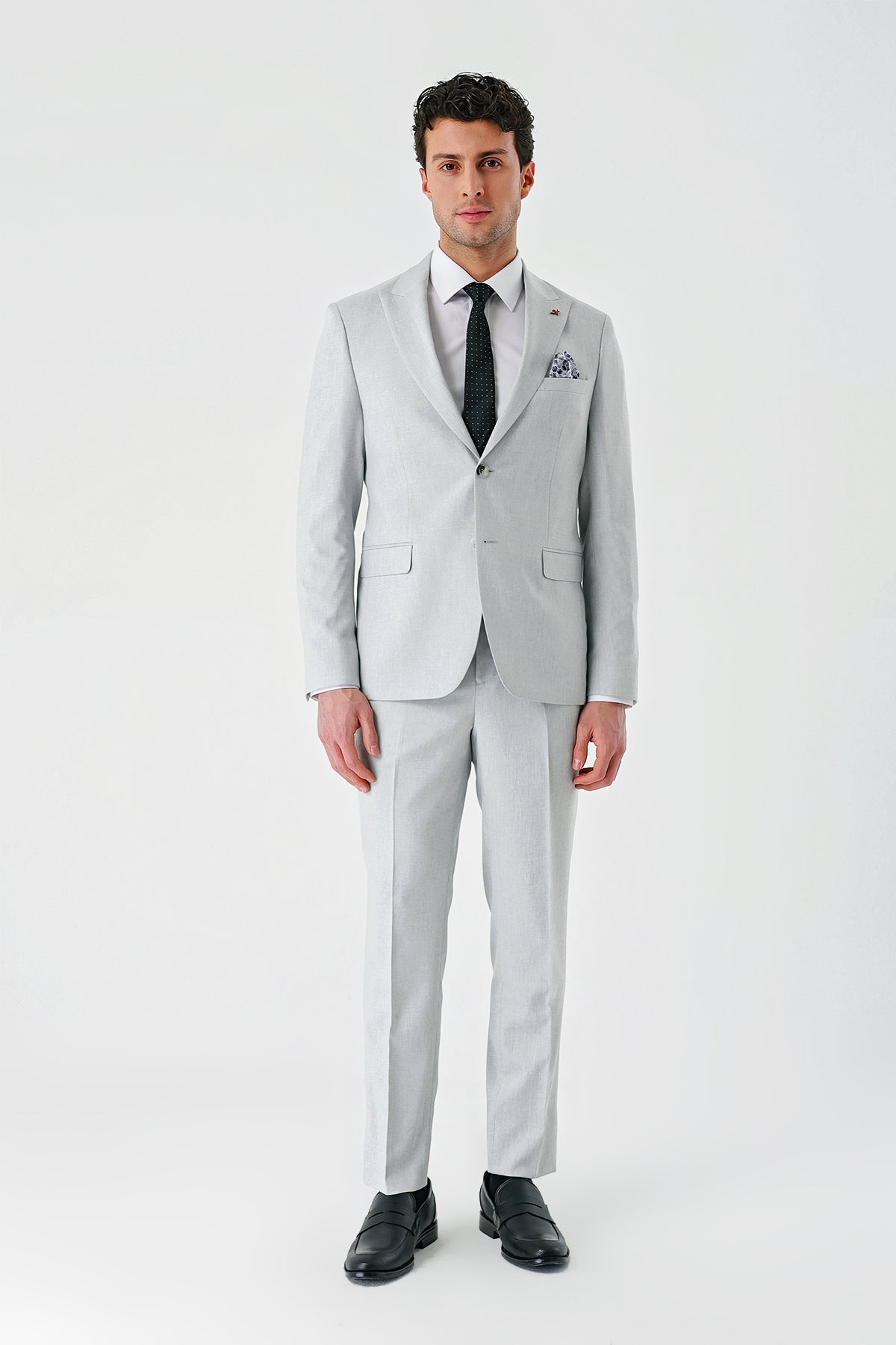 Slim-Fit Suit - Light Grey