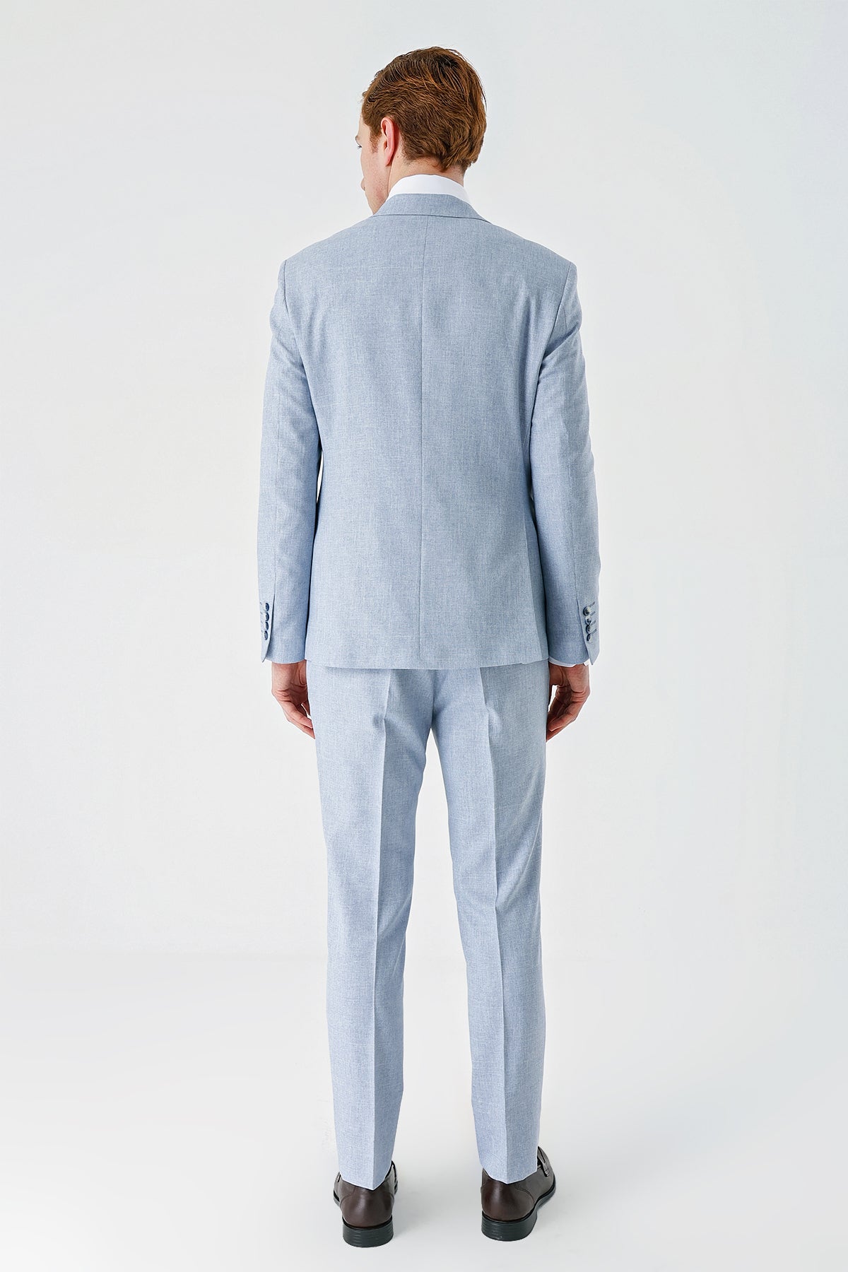 Slim-Fit Suit - Light Blue