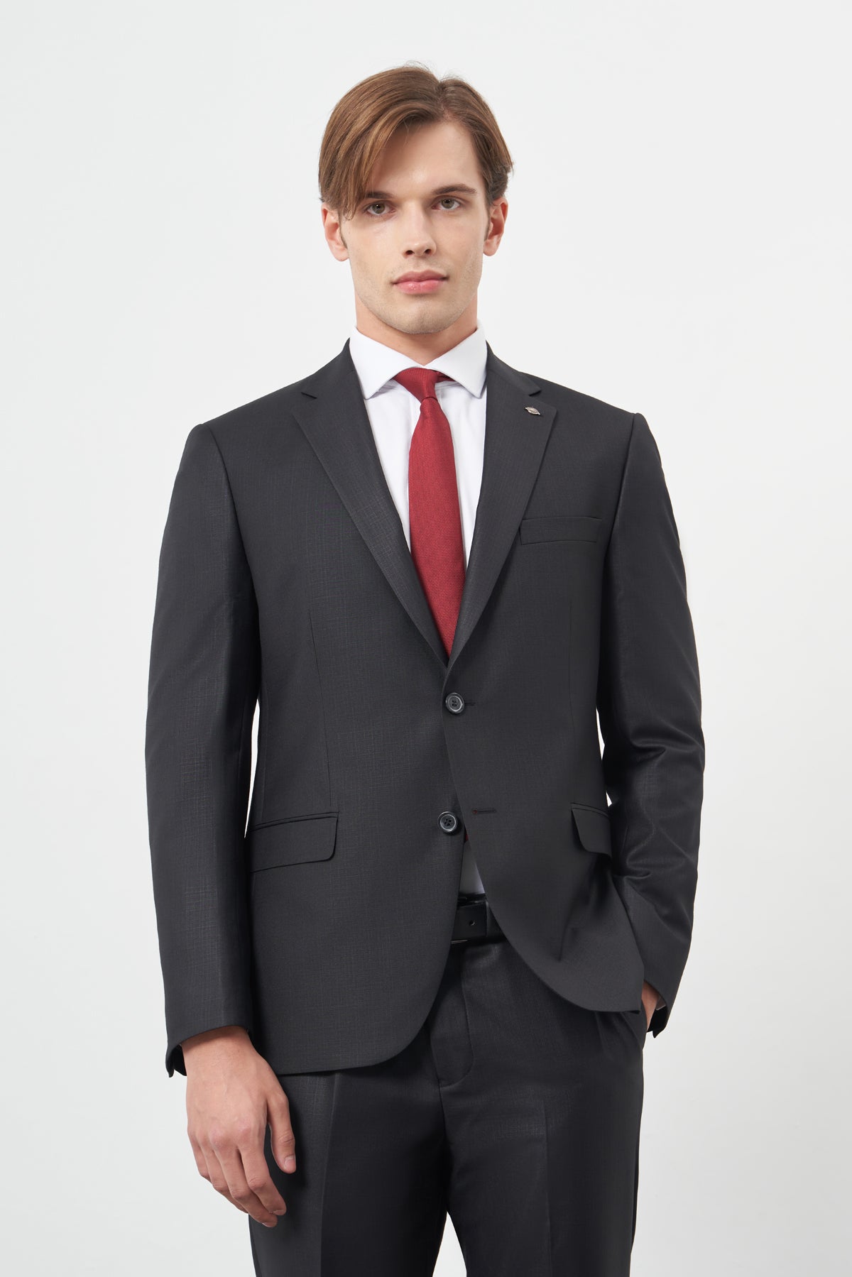 Slim-Fit Suit - Black