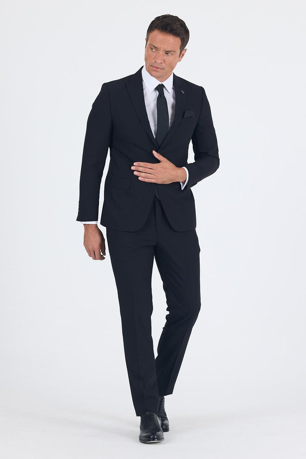 Slim-Fit Suit - Black