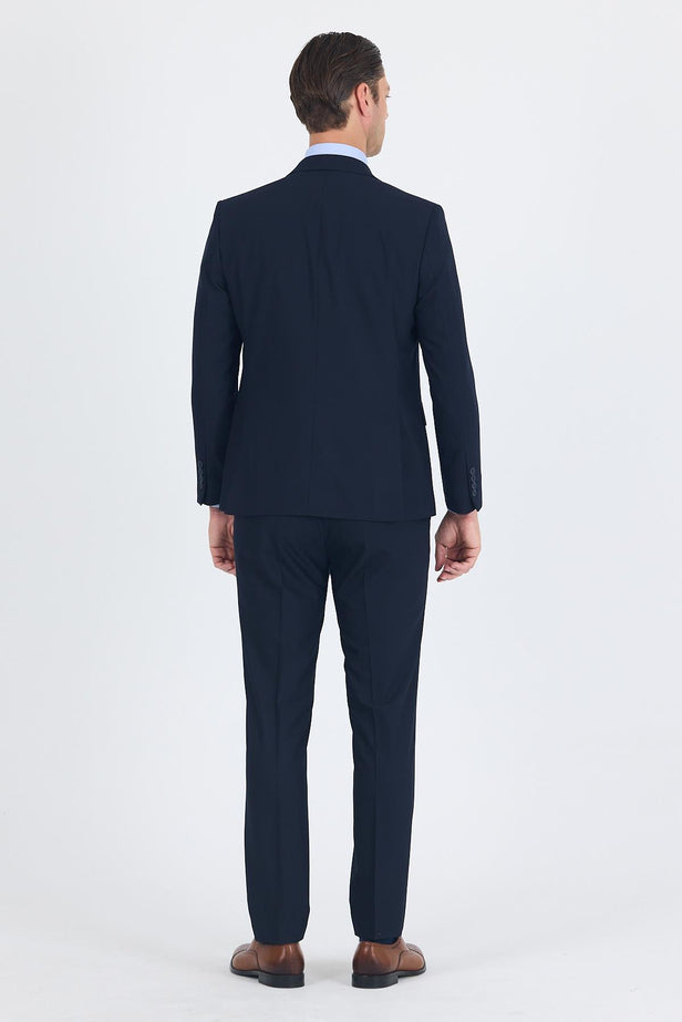 Slim-Fit Suit - Navy