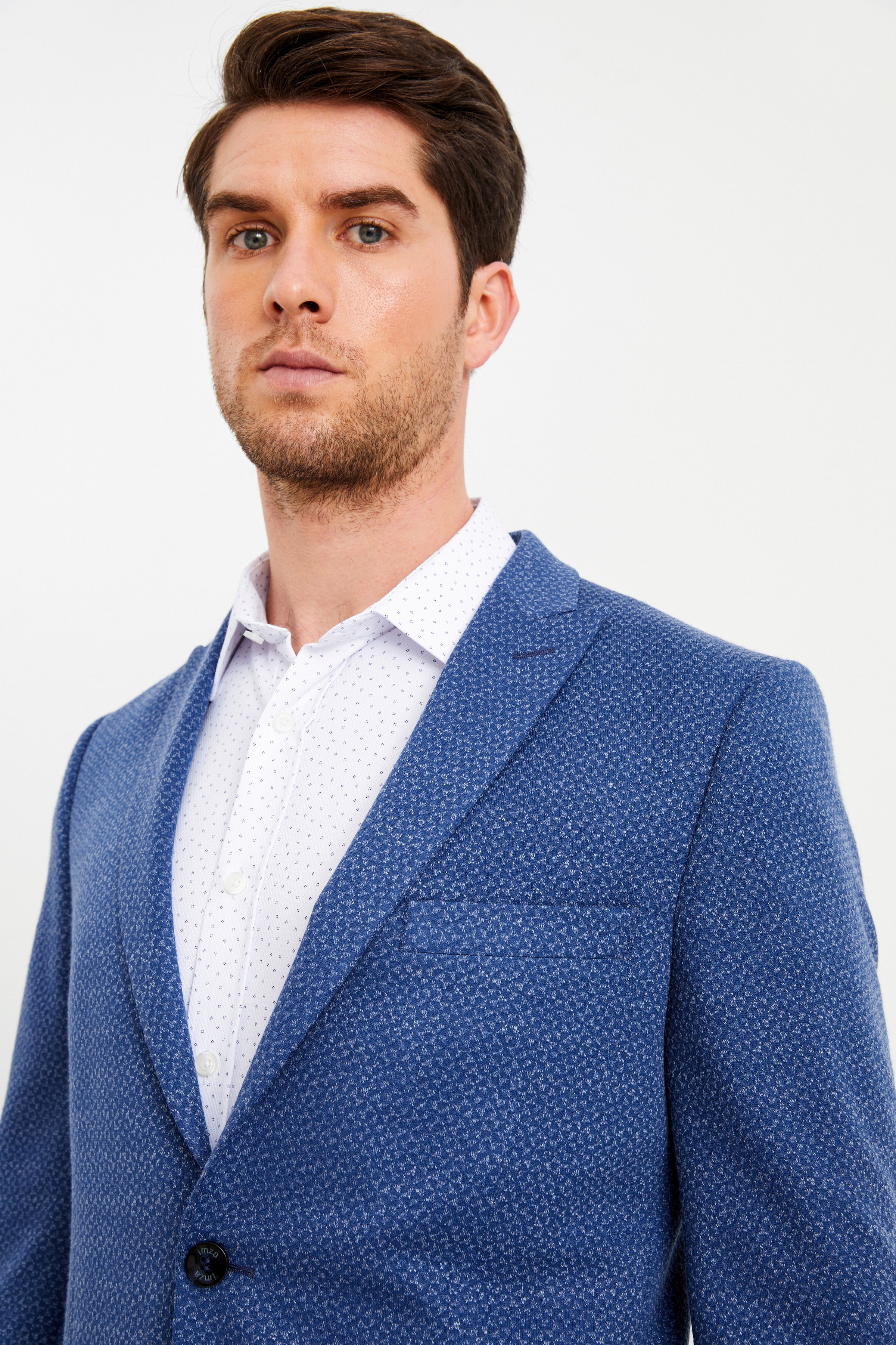 Slim-Fit Blazer - Indigo Blue