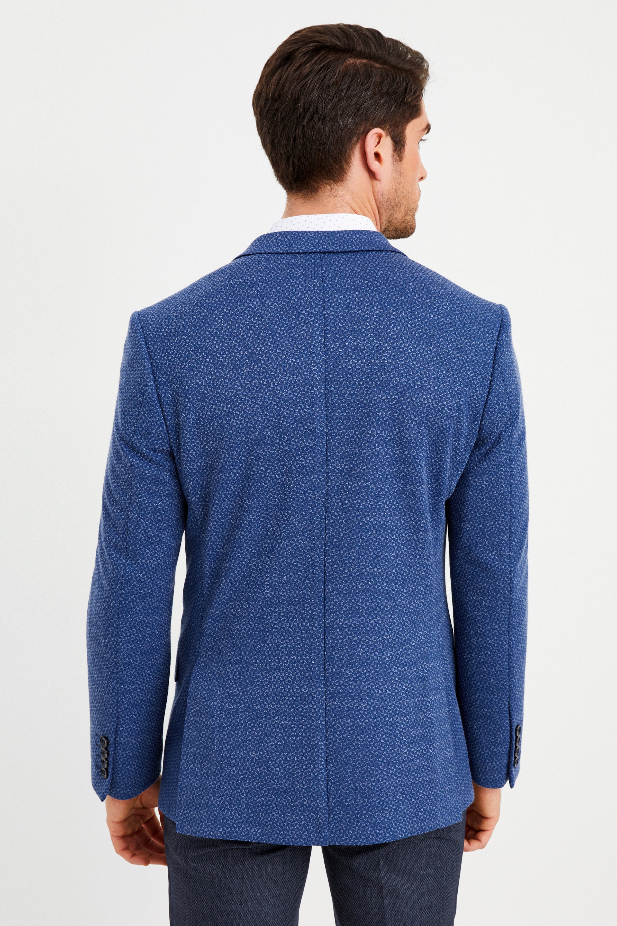 Slim-Fit Blazer - Indigo Blue