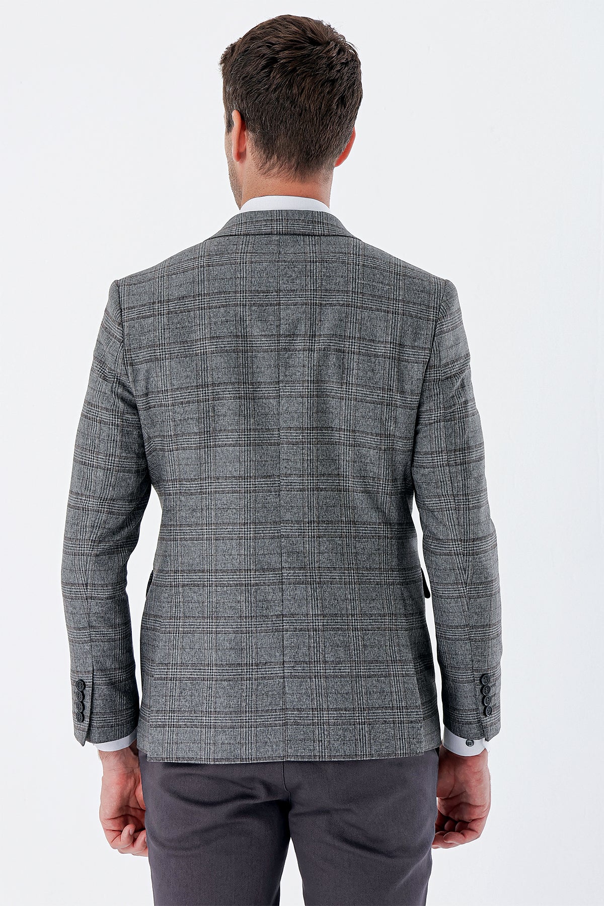 Slim-Fit Blazer - Grey