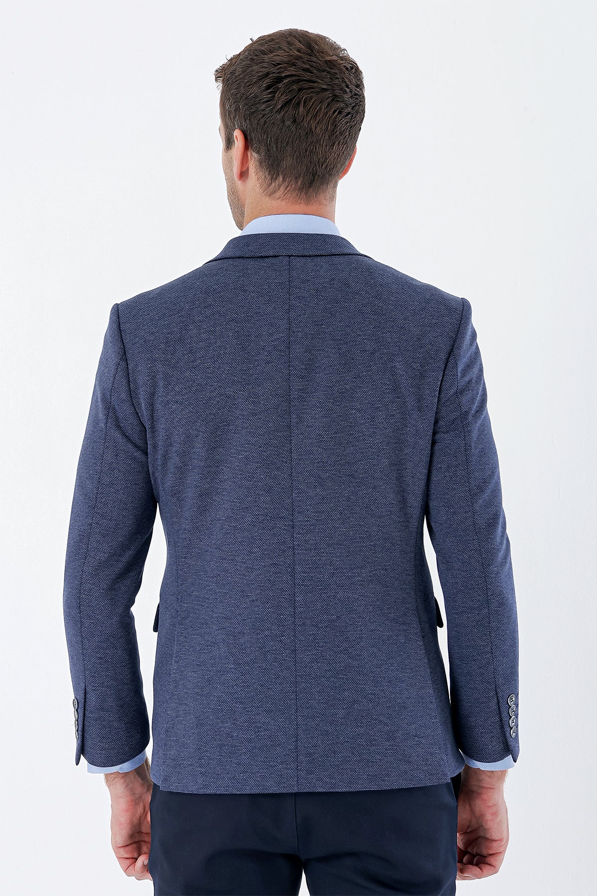 Slim-Fit Blazer - Indigo Blue