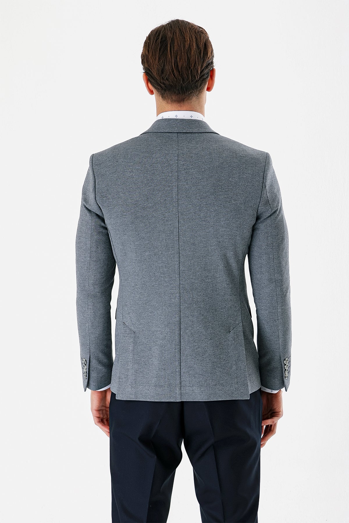 Slim-Fit Blazer - Grey