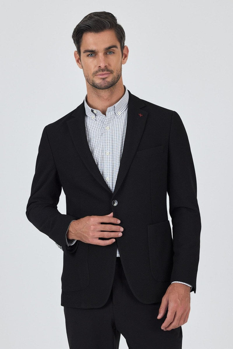 Black Slim-Fit Blazer