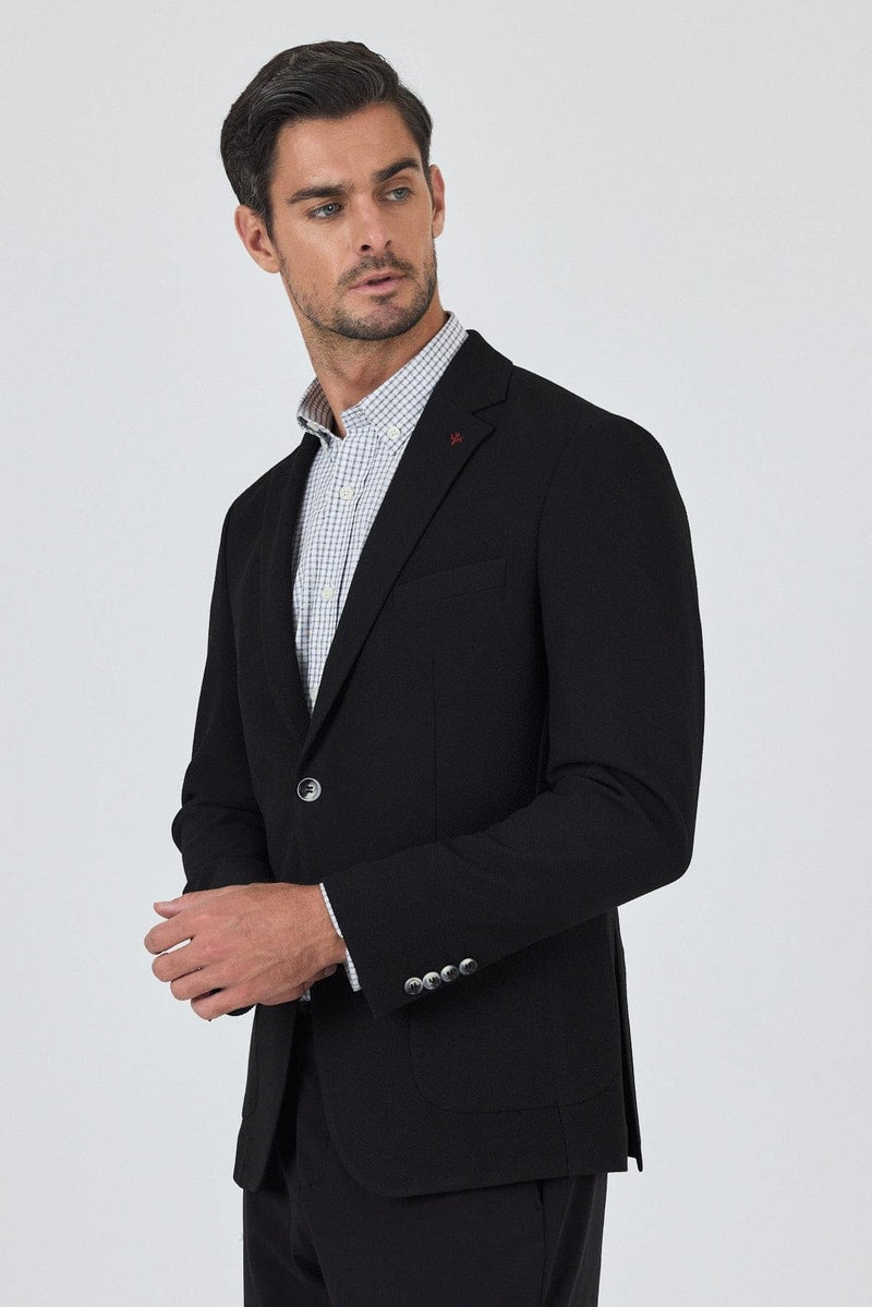 Black Slim-Fit Blazer