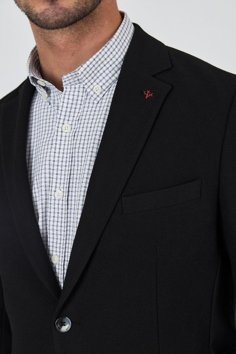 Black Slim-Fit Blazer