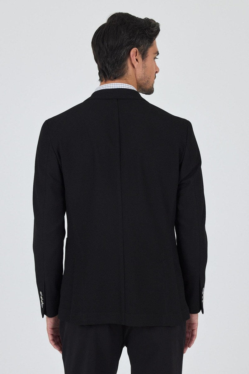 Slim-Fit Blazer - Black