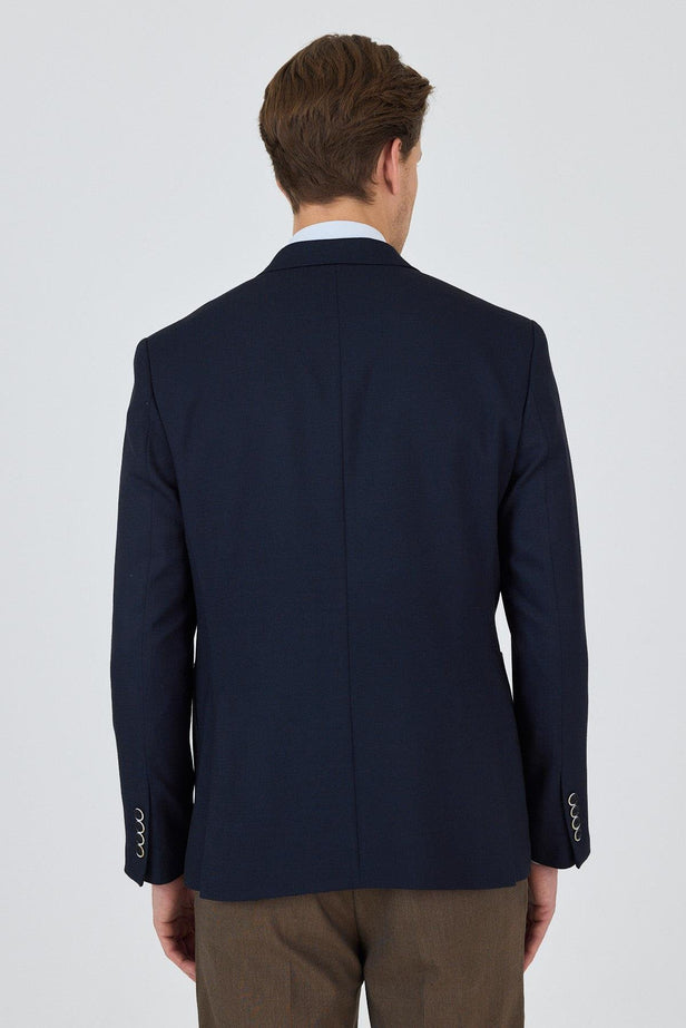 Slim-Fit Blazer - Dark Navy