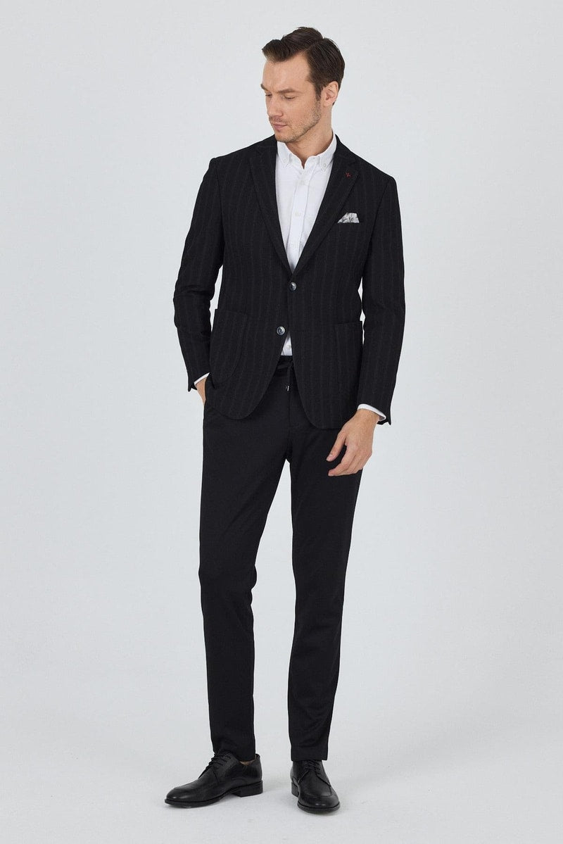 Black Slim-Fit Blazer