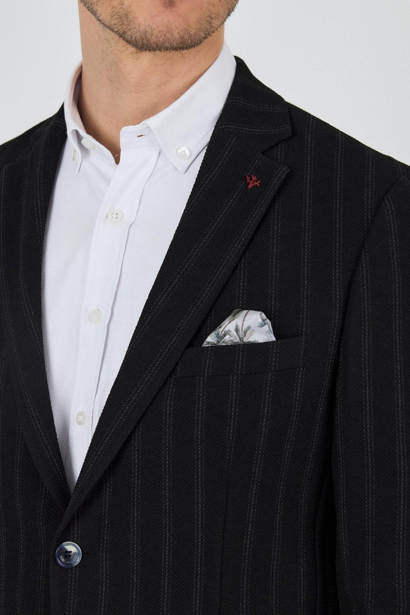 Black Slim-Fit Blazer