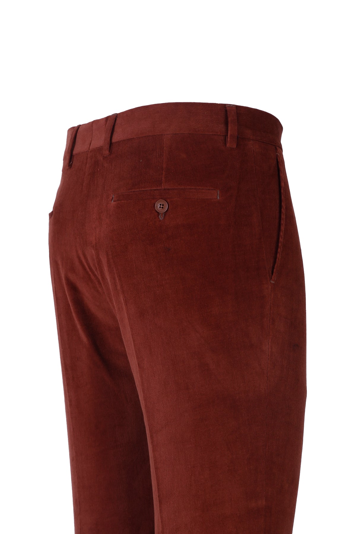 Slim-Fit Classic Pants - Maroon