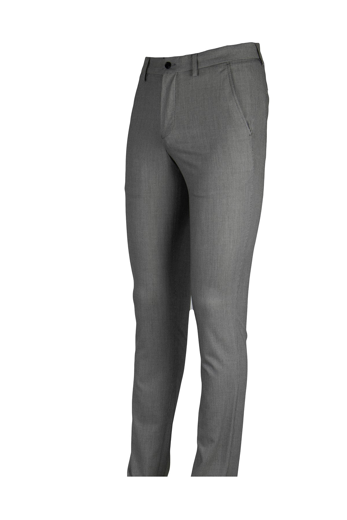 Comfort-Fit Classic Pants - Grey