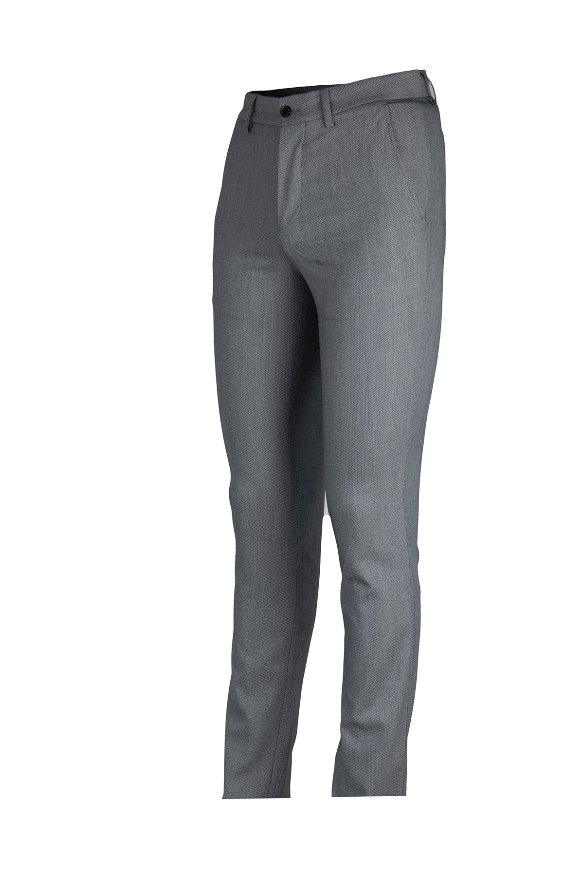 Comfort-Fit Classic Pants - Grey