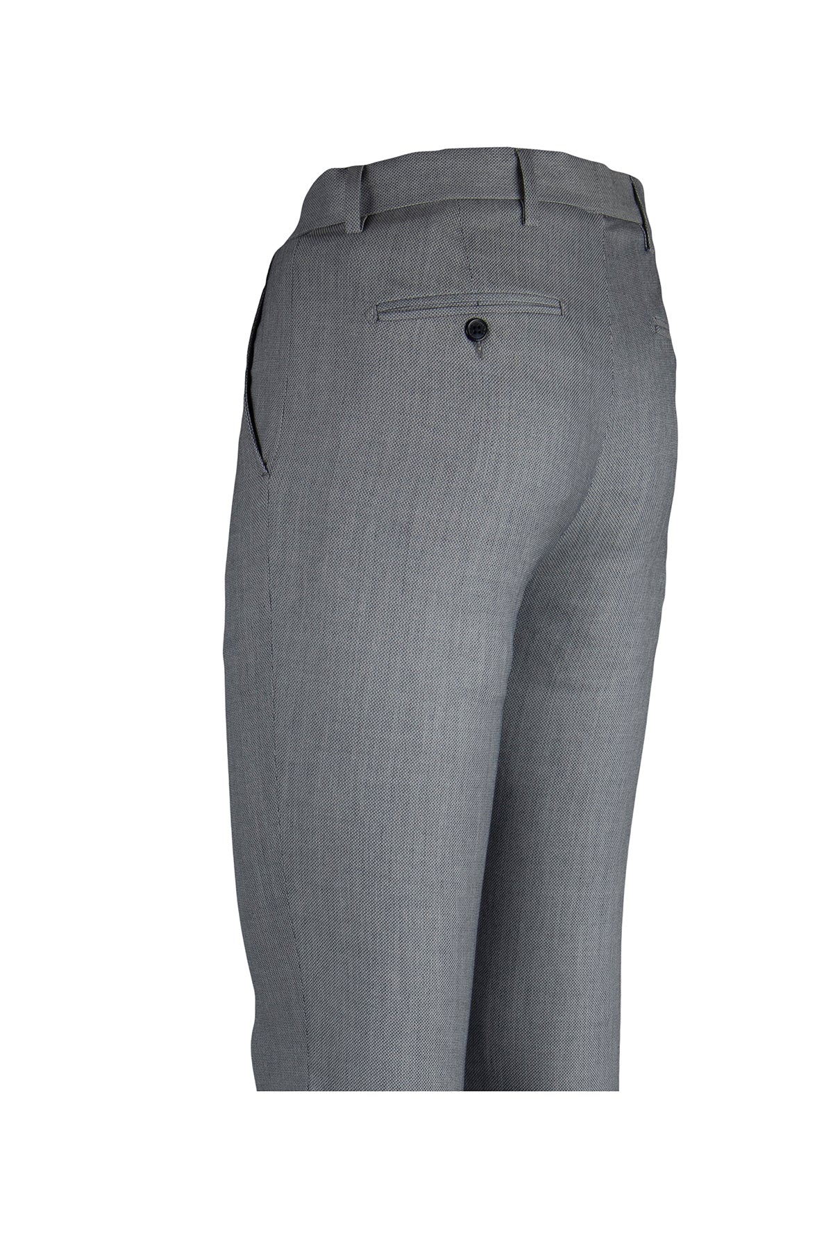 Comfort-Fit Classic Pants - Grey